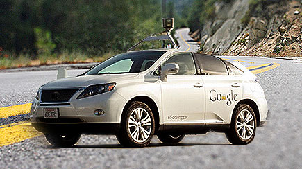 Earlier Prototype of Google Driverless Car