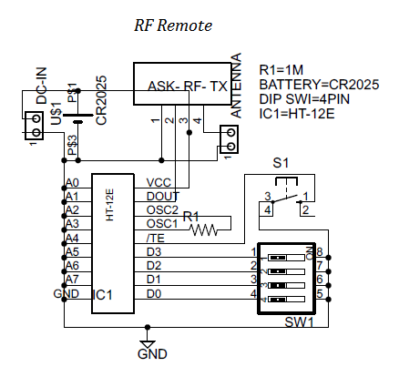 RF Remote Circuit