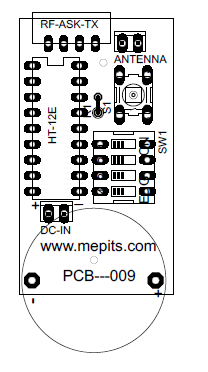 smart extensionRF Remote PCB